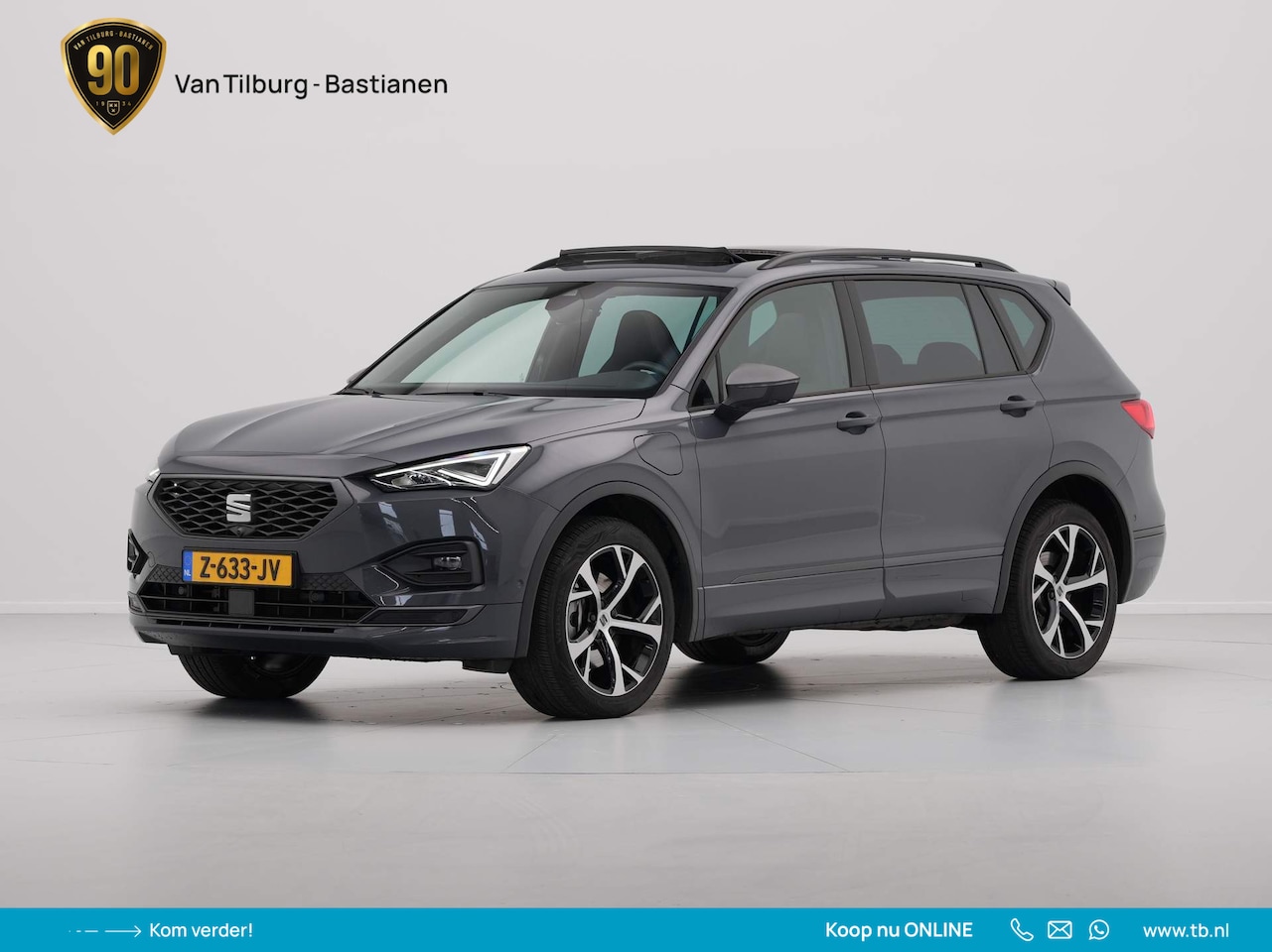 Seat Tarraco - 1.4 TSI e-Hybrid PHEV FR Business "Pano, Navi, Verwar. Stuurwiel, 360 graden camera, Trekh - AutoWereld.nl