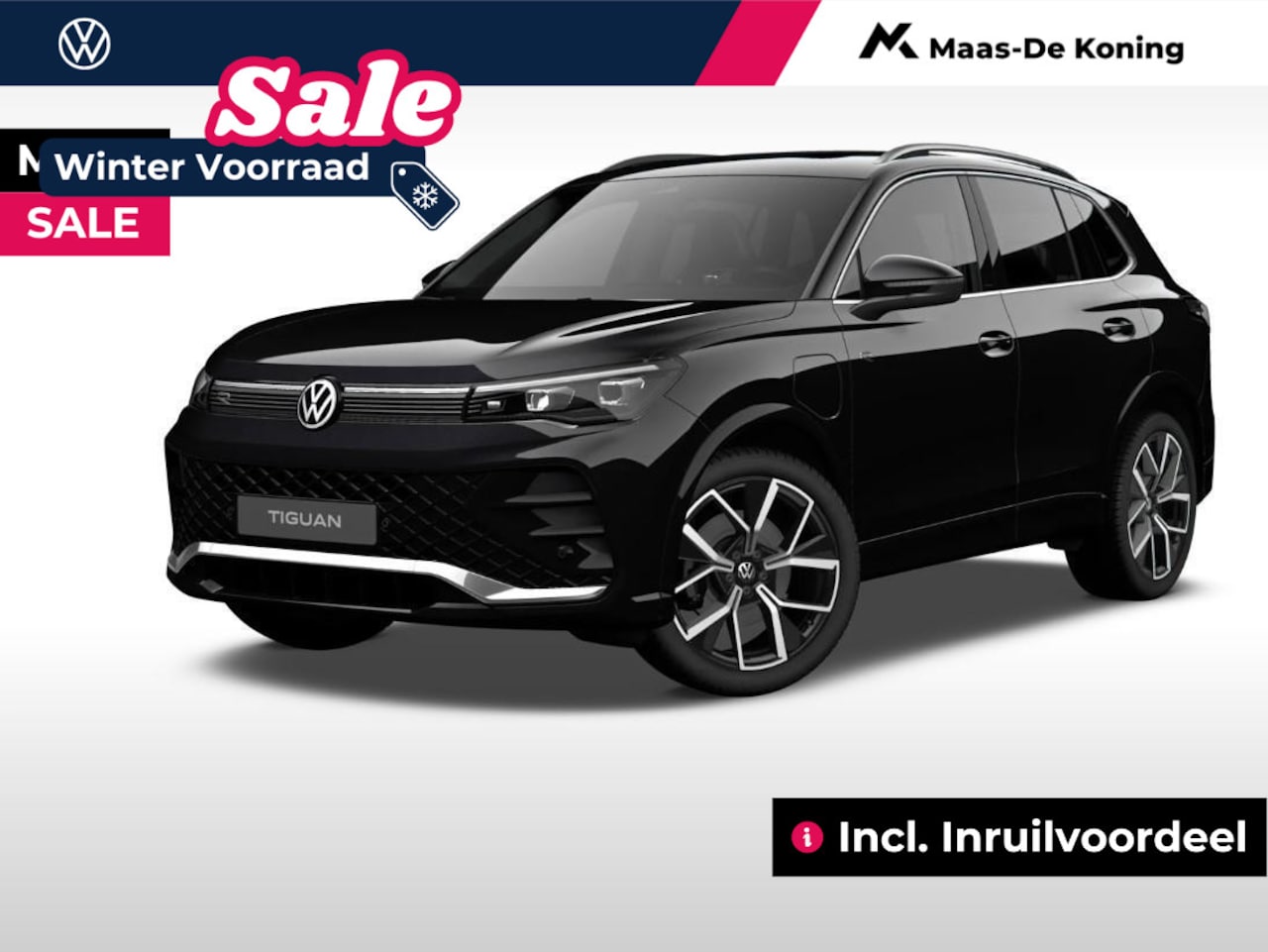 Volkswagen Tiguan - R-Line-Edition 1.5 eHybrid 204 pk 6 versn. DSG · Black style pakket · Comfort pakket · Tre - AutoWereld.nl