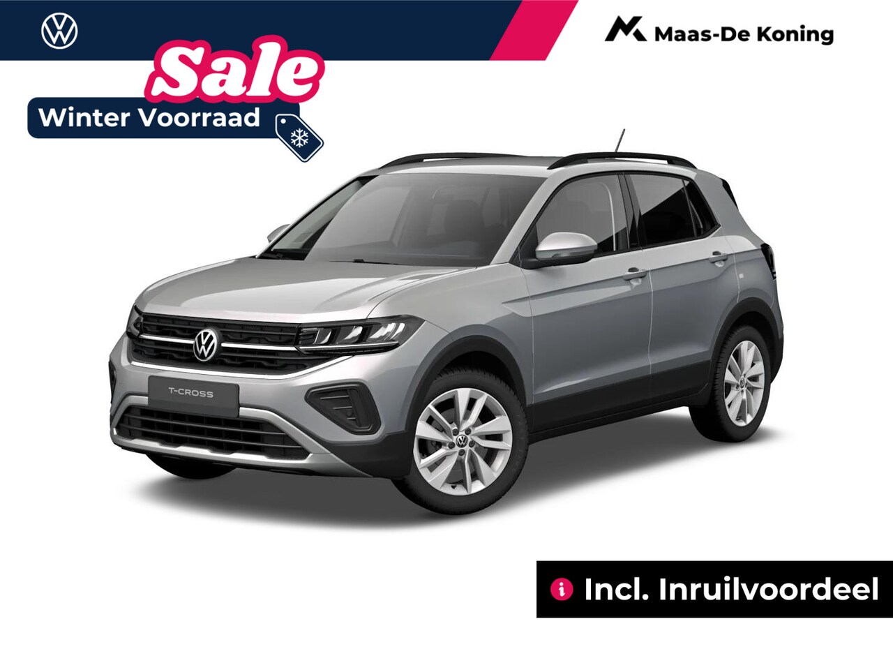 Volkswagen T-Cross - Life Edition 1.0 70 kW / 95 pk TSI SUV 5 versn. Ha nd - AutoWereld.nl