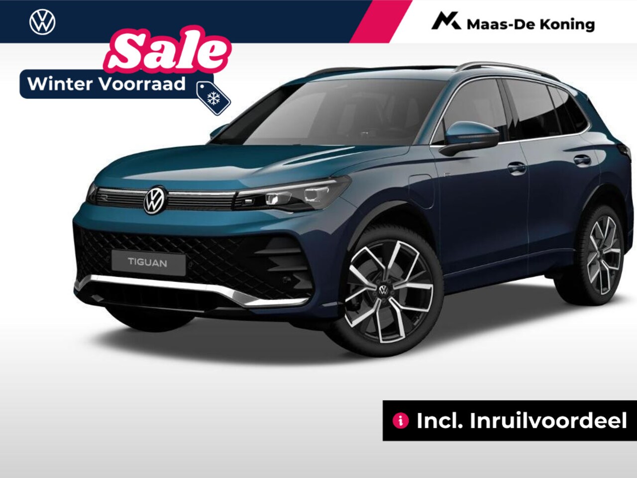 Volkswagen Tiguan - R-Line-Edition 1.5 eHybrid 150 kW / 204 pk SUV 6 v - AutoWereld.nl