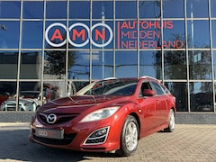 Mazda 6 Sportbreak - Automaat 2.0 Chrome/Elekpakket, Leder, Schuifkanteldak, LMV Cruisectr, Elektrische stoelen