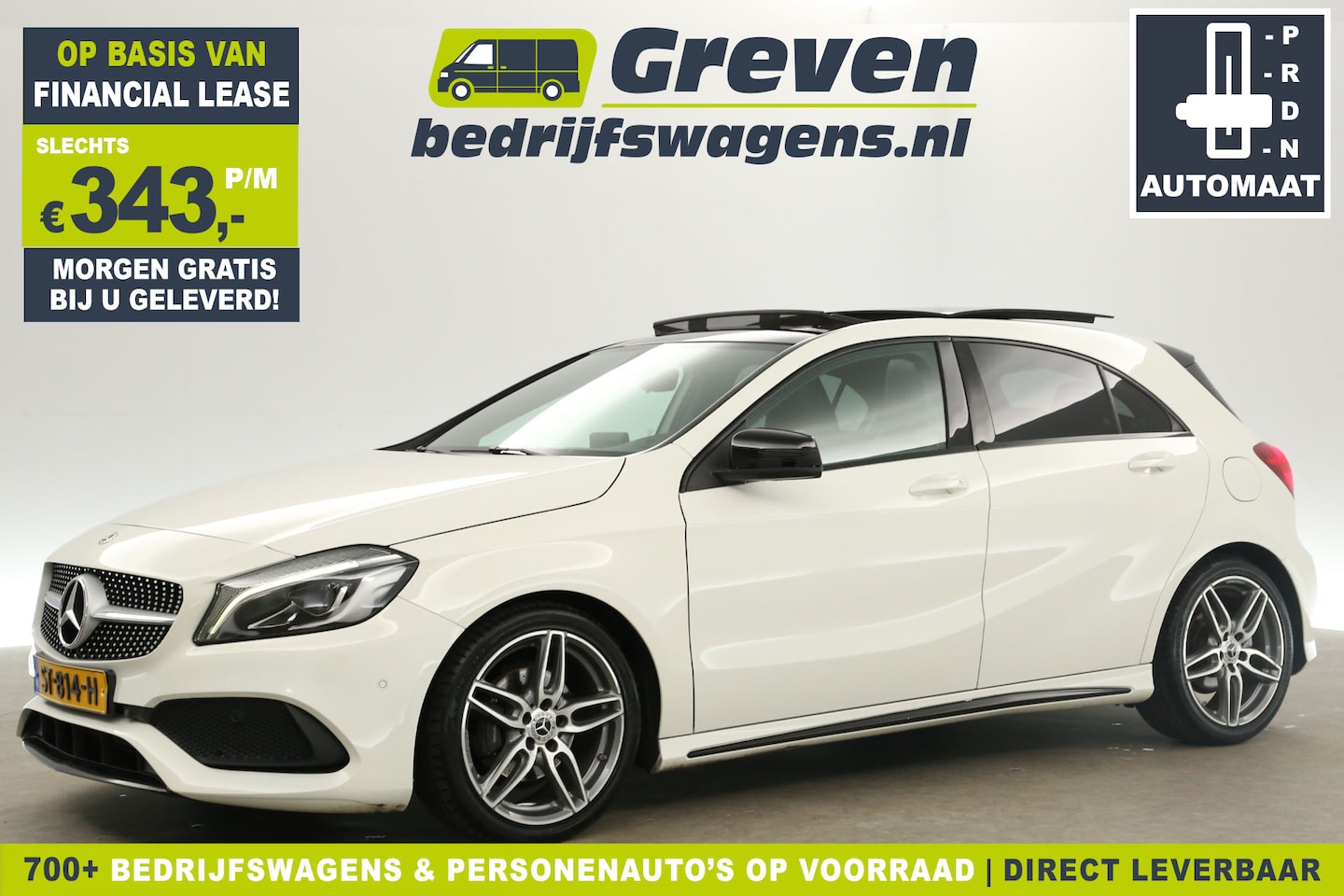 Mercedes-Benz A-klasse - 180 AMG Automaat Pano Airco Camera Cruise Carplay PDC Navi Sfeerverl. LED 18"LMV - AutoWereld.nl