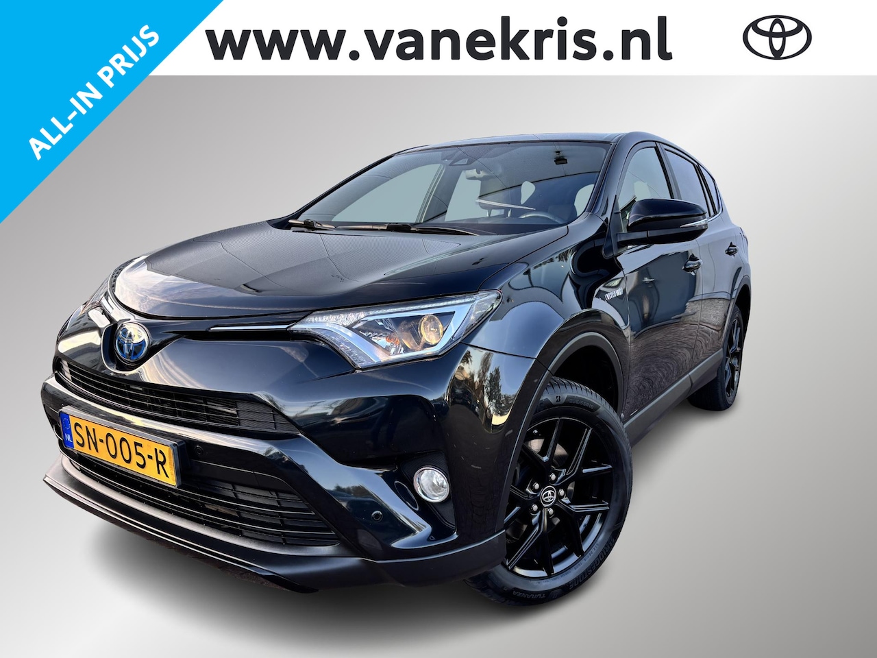 Toyota RAV4 - 2.5 Hybrid Black Edition 2.5 Hybrid Black Edition,Schuifdak,Trekhaak,leer - AutoWereld.nl