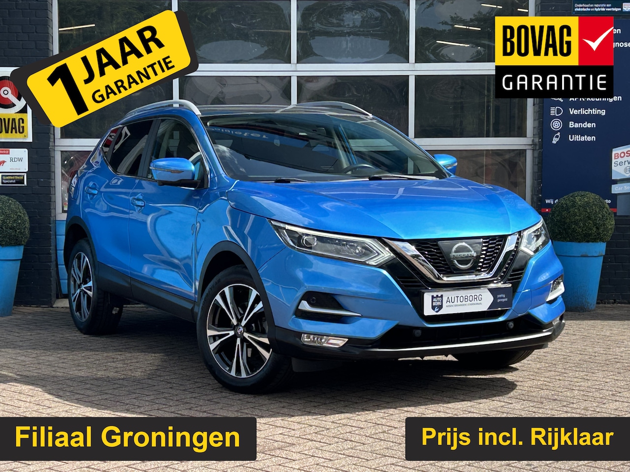 Nissan Qashqai - 1.2 Tekna | 360° Camera | Panoramadak | Cruise Control | LED | Navigatie | Rijklaar + 12 M - AutoWereld.nl