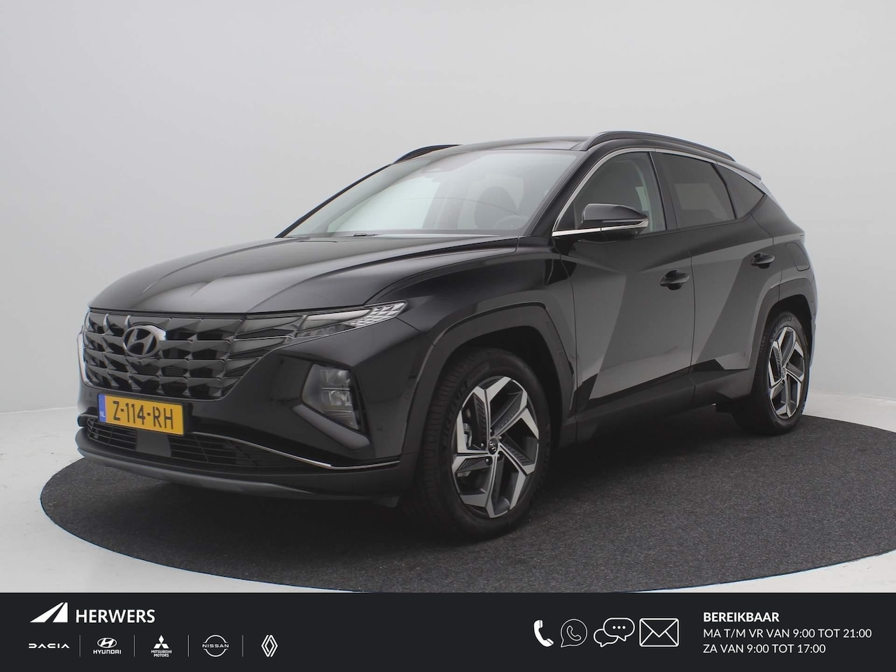 Hyundai Tucson - 1.6 T-GDI PHEV Premium Sky 4WD / GROOT Glazen schuif-kanteldak / Navigatie + Apple Carplay - AutoWereld.nl