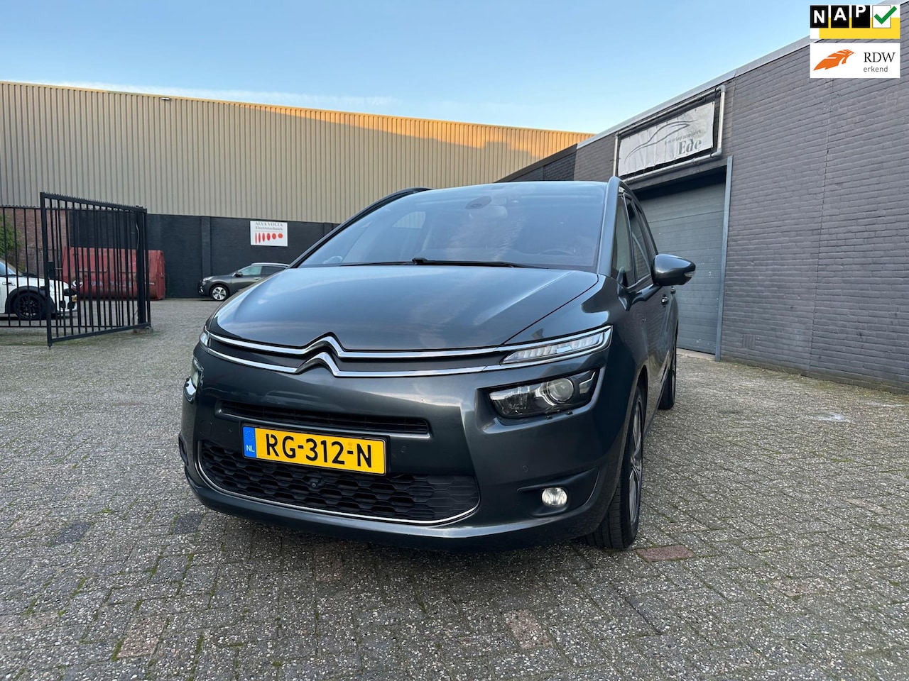 Citroën Grand C4 Picasso - 1.6 HDi Exclusive Aut. Camera's Clima Cruise Navi Keyless Leer Pano Xenon **VOL VOL** - AutoWereld.nl