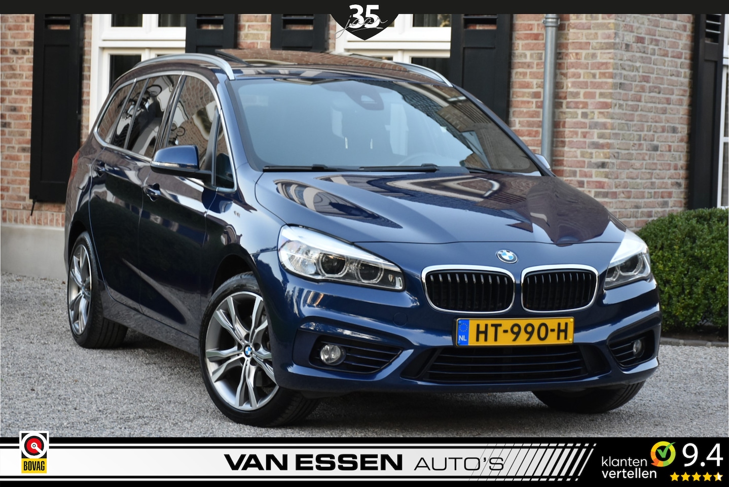 BMW 2-serie Gran Tourer - 218i Sport 7p. Navigatie Sportstoelen Led 1e Eig. NL-Auto! - AutoWereld.nl