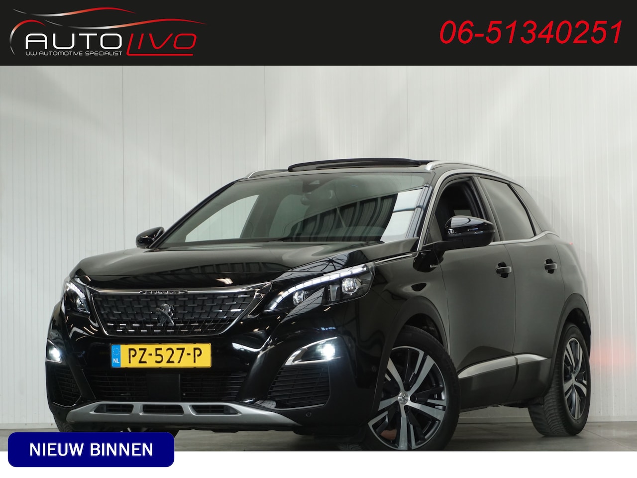 Peugeot 3008 - 1.6 e-THP GT Line AUTOMAAT! PANO LEER FOCAL APPLE NAVI CLIMA PDC etc. - AutoWereld.nl