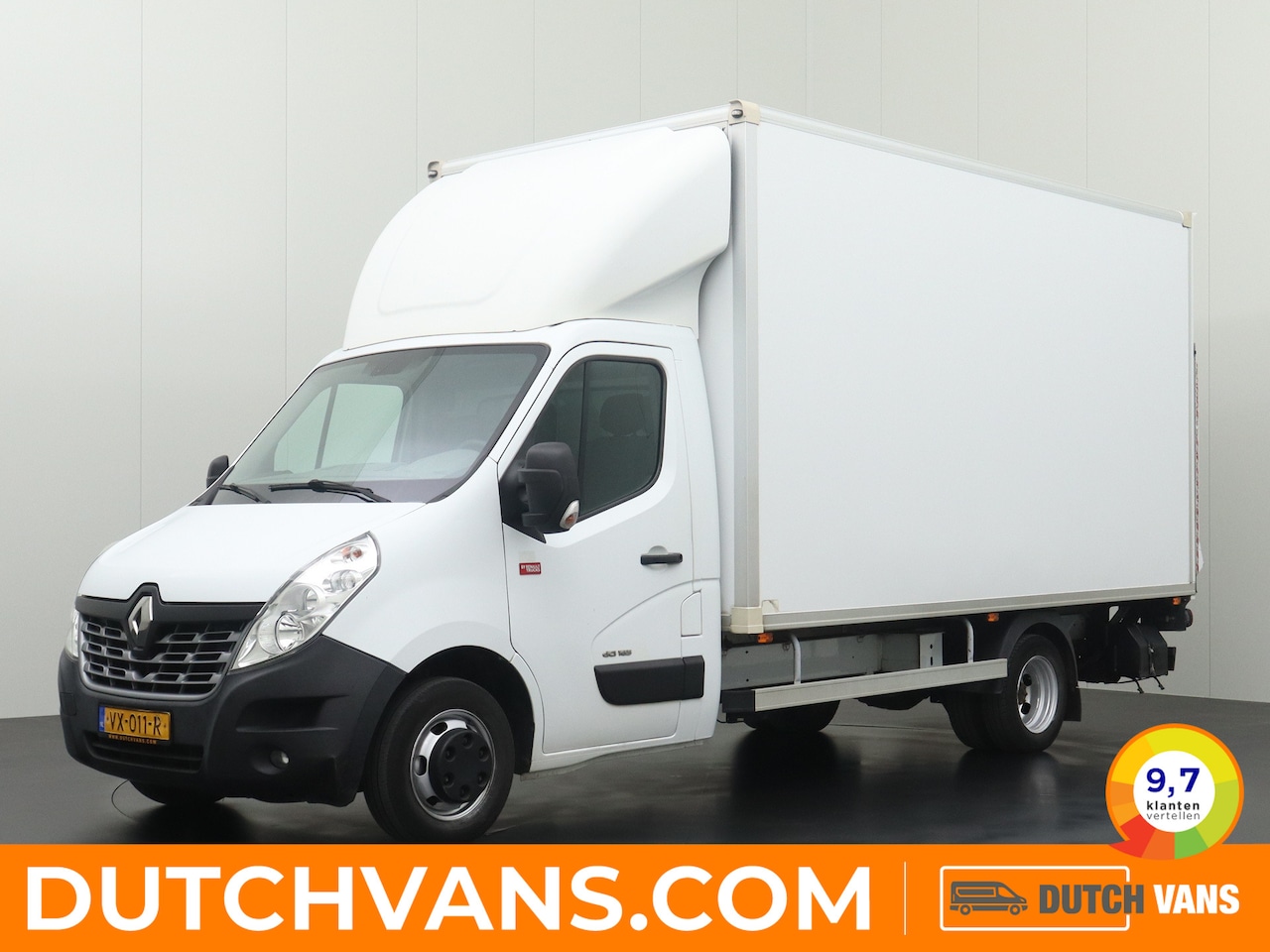 Renault Master - 2.3DCi 165PK Bakwagen+Laadklep | 3500Kg Trekhaak | NAvigatie | Airco | 3-Persoons | Zijdeu - AutoWereld.nl