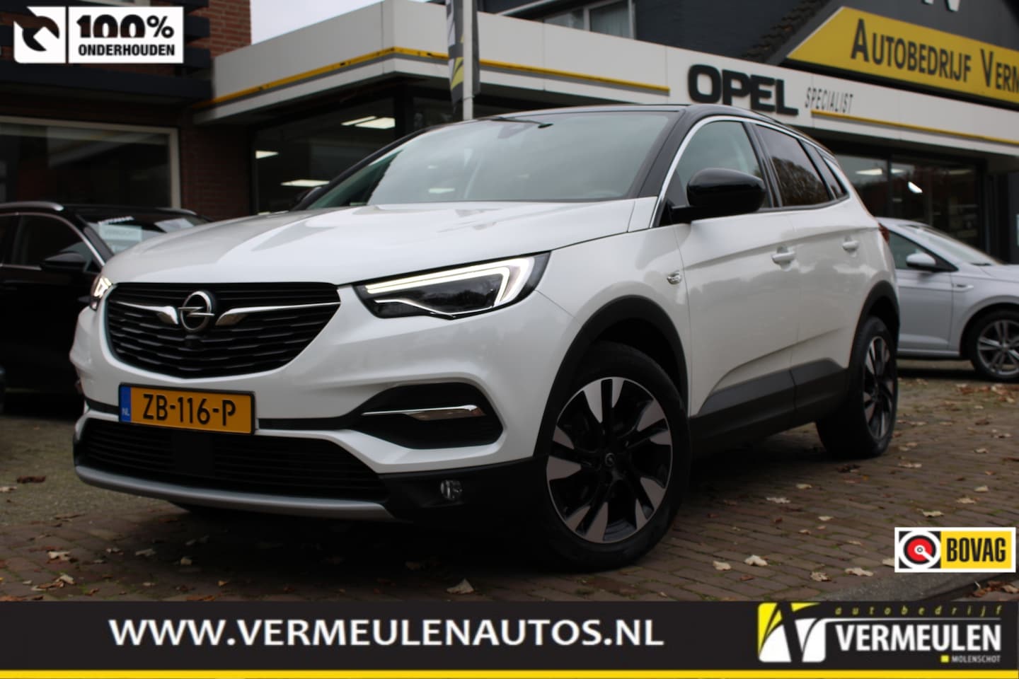 Opel Grandland X - 1.2 Turbo 130PK Ultimate Automaat 18"/ Navi/ Clima/ Camera/ Winterpakket/ Denon-Sound/ NL - AutoWereld.nl