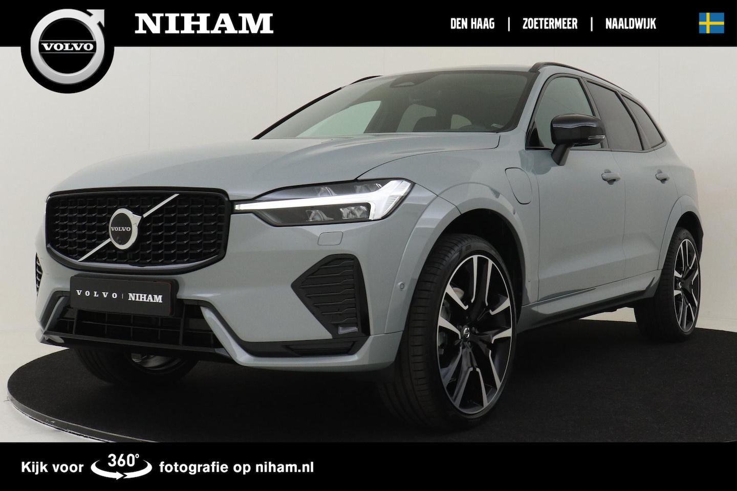 Volvo XC60 - T6 RECHARGE AWD ULTRA DARK 22" LM VELGEN|B&W AUDIO|LUCHTVERING|360 CAMERA|ALARMKLASSE 3|GE - AutoWereld.nl