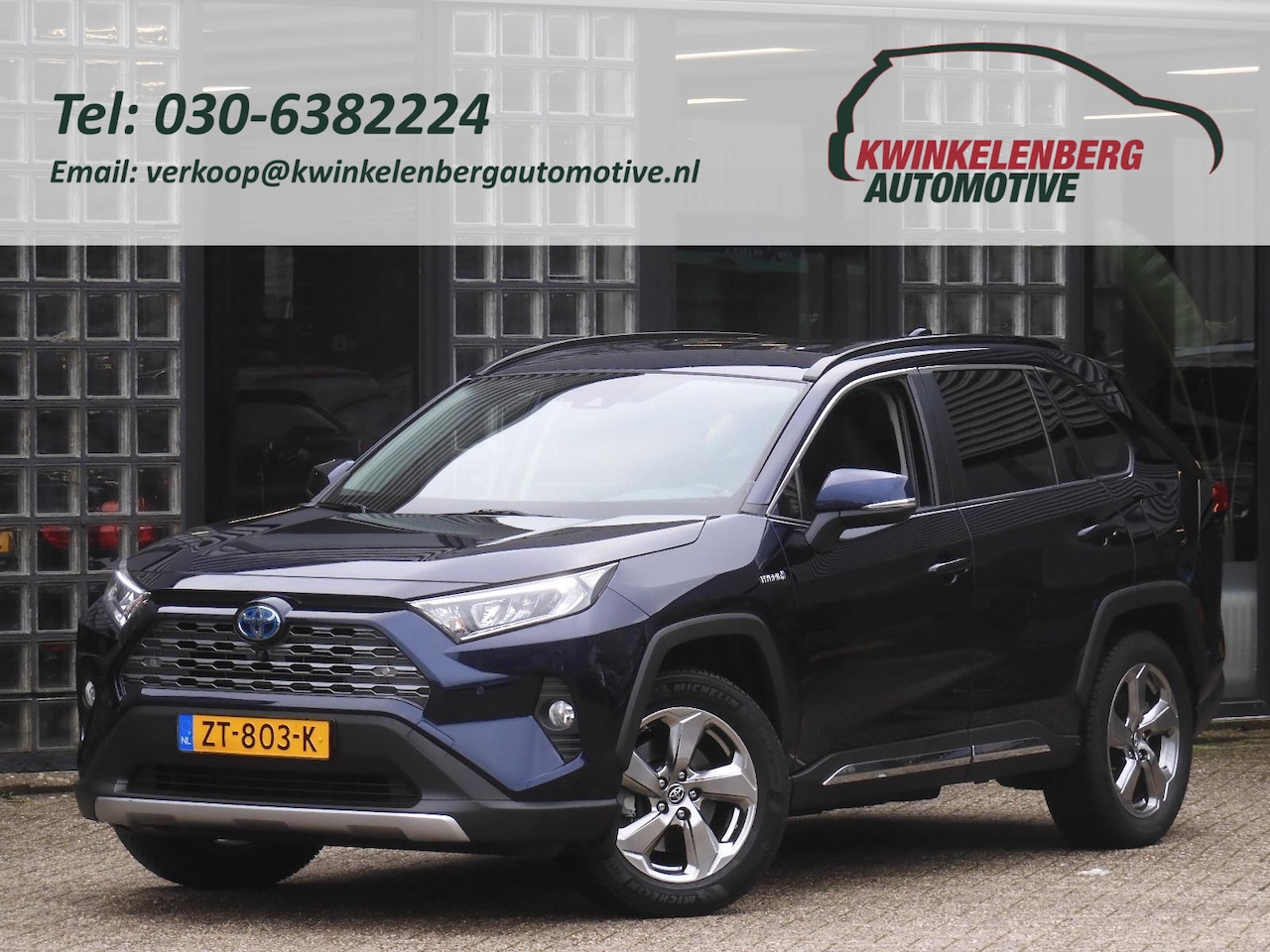 Toyota RAV4 - HYBRID DYNAMIC/ LEER/ 360°CAMERA/ BSM/ TREKHAAK - AutoWereld.nl