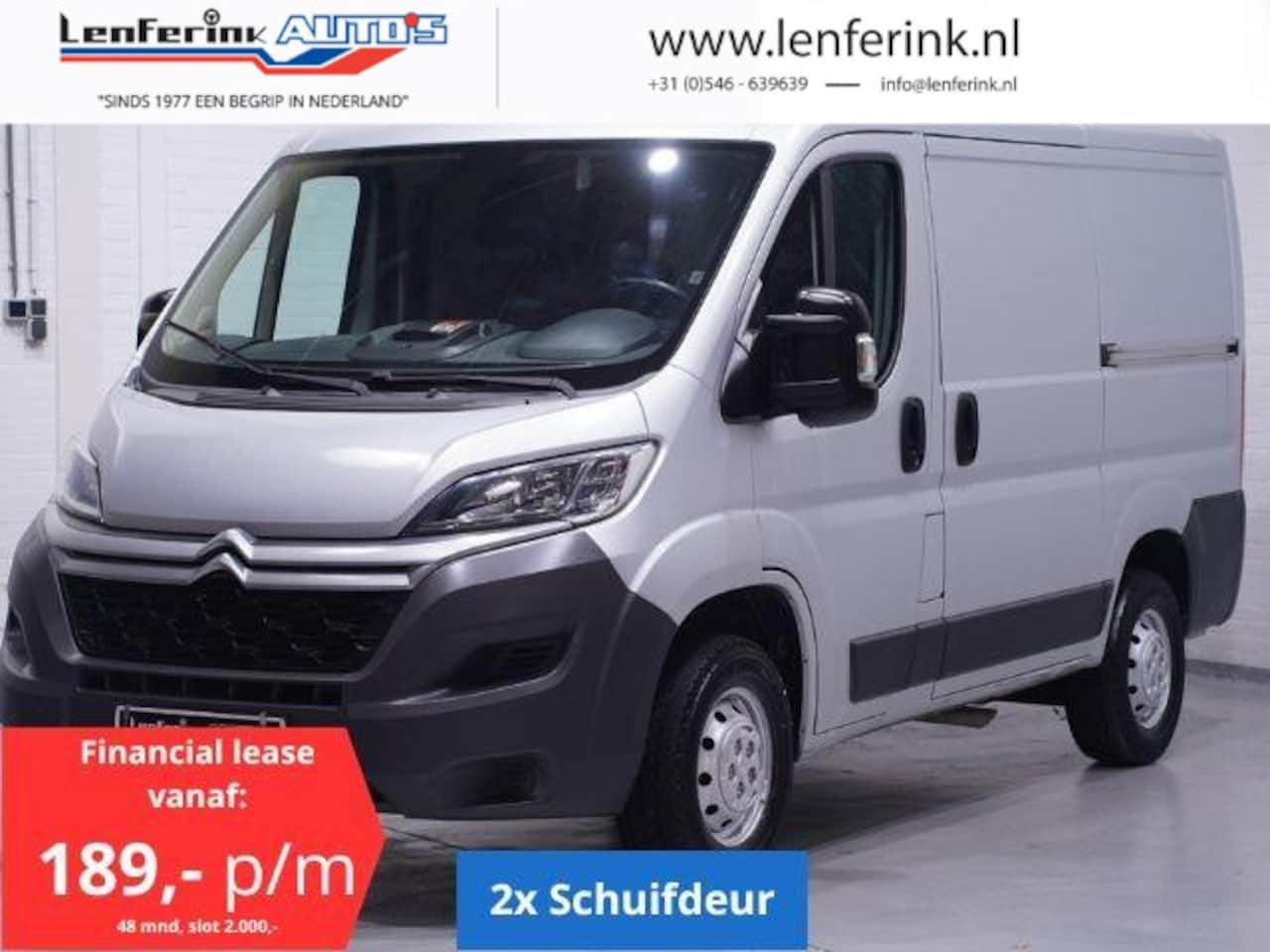 Citroën Jumper - 2.0 HDI 130 pk L1H1 2x Schuifdeur, va 189,- p/mnd Airco, Cruise Control, Bluetooth, PDC ac - AutoWereld.nl