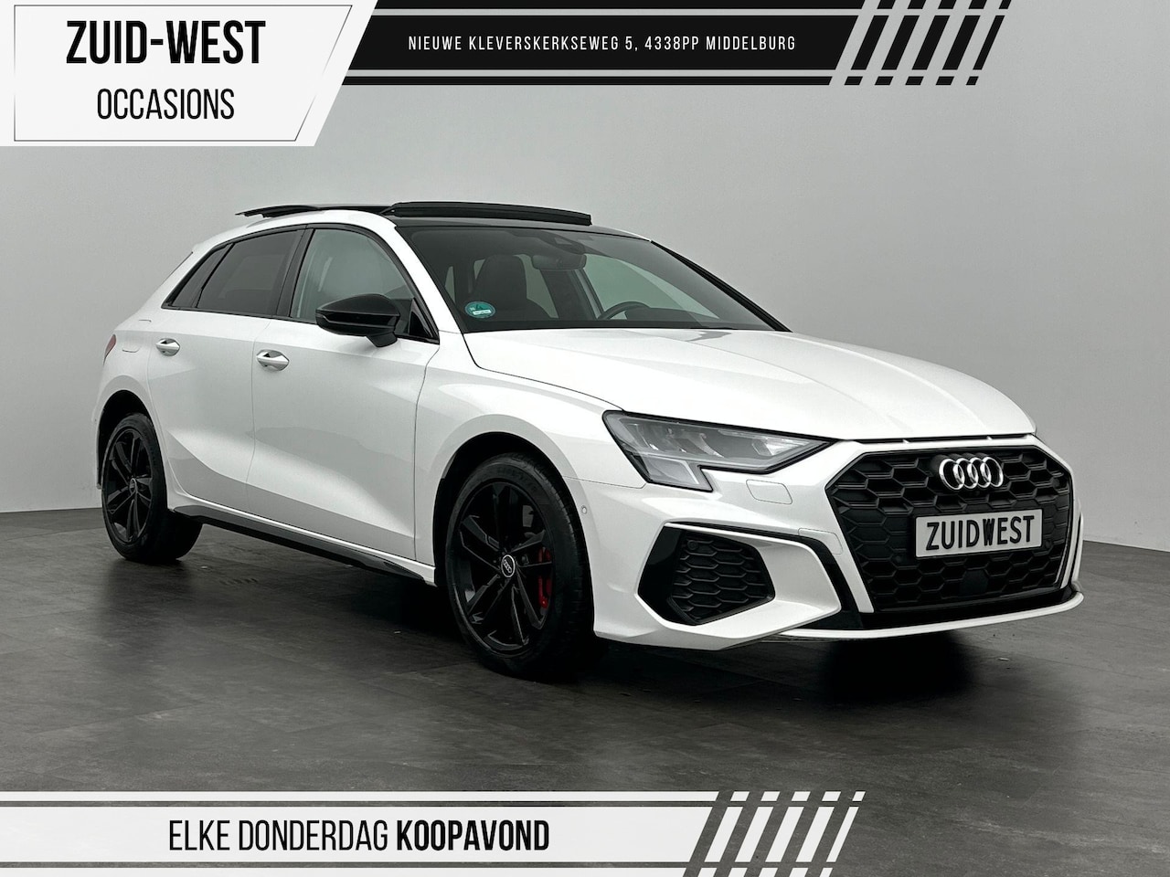 Audi A3 Sportback - 45 TFSI e S-Line Pano Camera Carplay ACC Lane - AutoWereld.nl