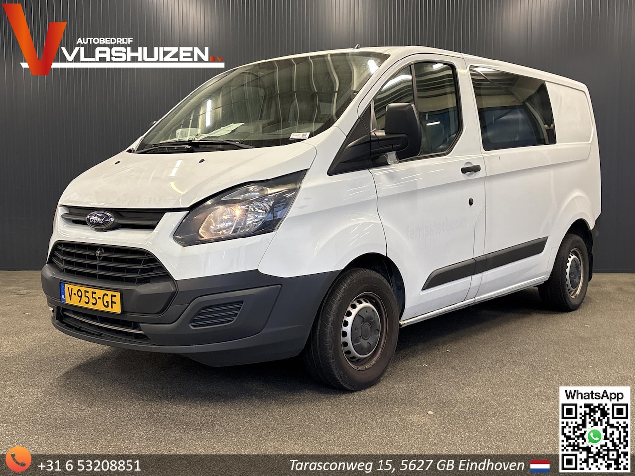 Ford Transit Custom - 270 2.0 TDCI L1H1 Dubbel Cabine | € 9.950,- NETTO! | Euro 6 | Bijrijdersbank | Leder | - AutoWereld.nl