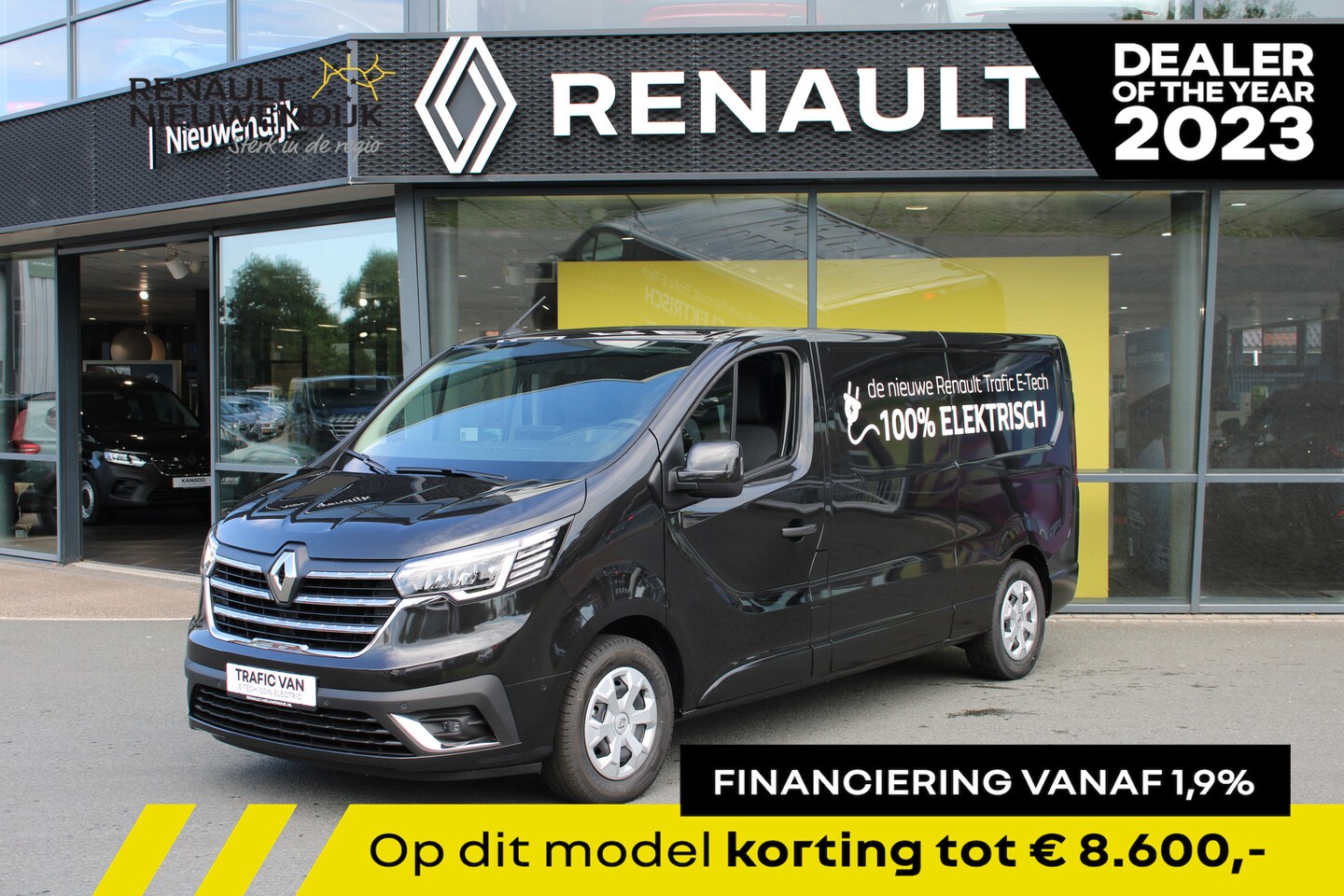 Renault Trafic E-Tech - Gesloten Bestel L2H1 Electric 120 1AT Comfort | Airconditioning | C-Shape LED dagrijverlic - AutoWereld.nl