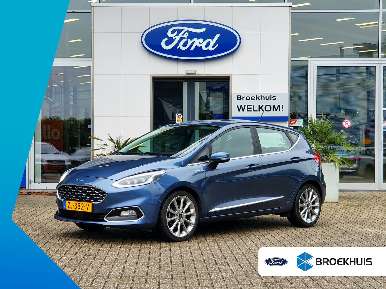 Ford Fiesta - 1.0 Vignale Automaat | 1e eig. | Dealeronderhouden | Adap. Cruise | Camera | Apple Carplay - AutoWereld.nl