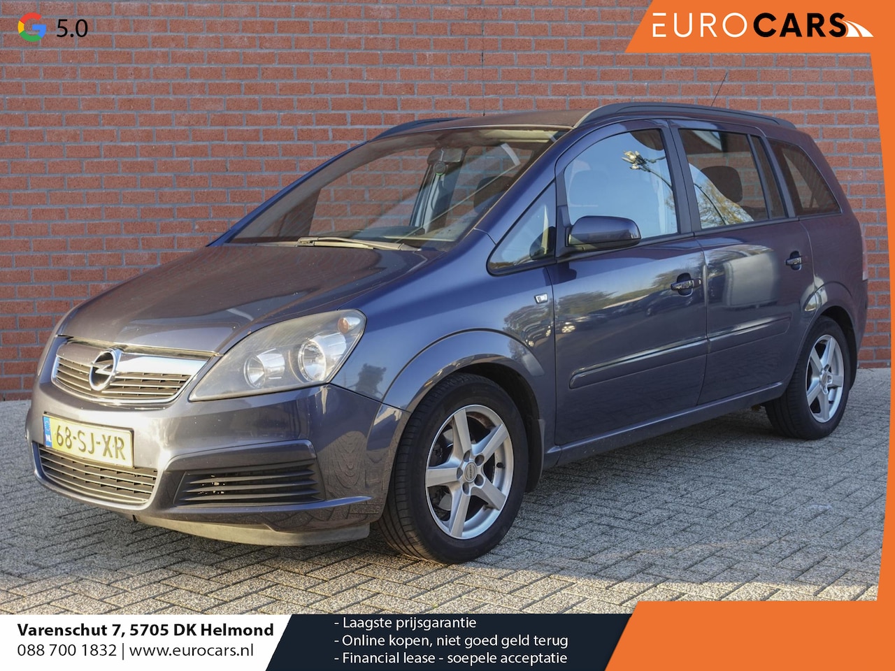 Opel Zafira - 1.6 Enjoy 7 zit Trekhaak Cruise Control Lichtmetalen velgen APK tot 25/10/2025 - AutoWereld.nl