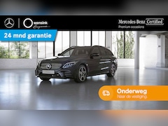 Mercedes-Benz C-klasse Estate - 180 Business Solution AMG | Bruin interieur | AMG | Night | Trekhaak |