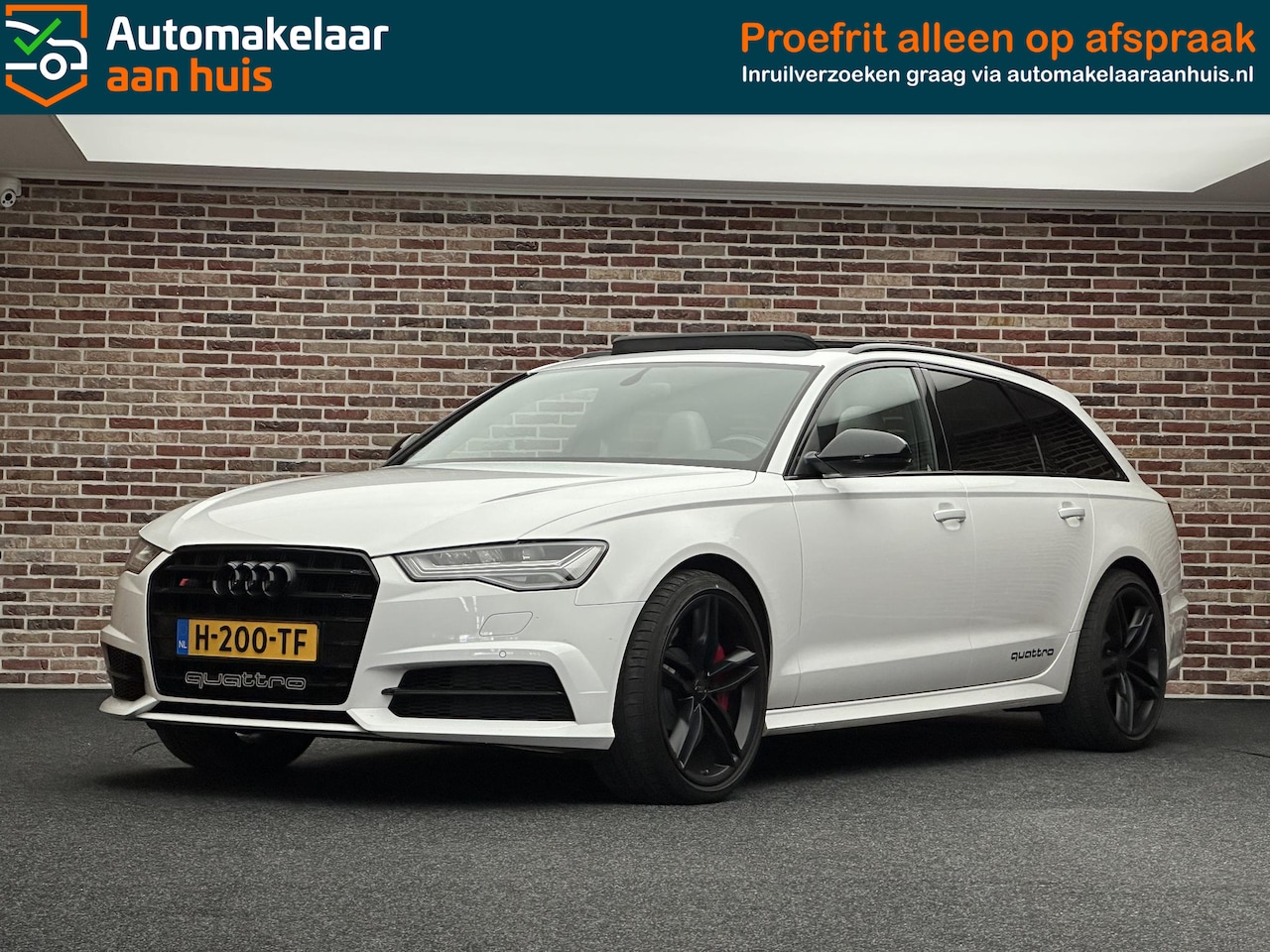 Audi S6 - 4.0TFSI 450PK DAK BOSE LUCHTVERING LEDER SPORTSTUUR - AutoWereld.nl