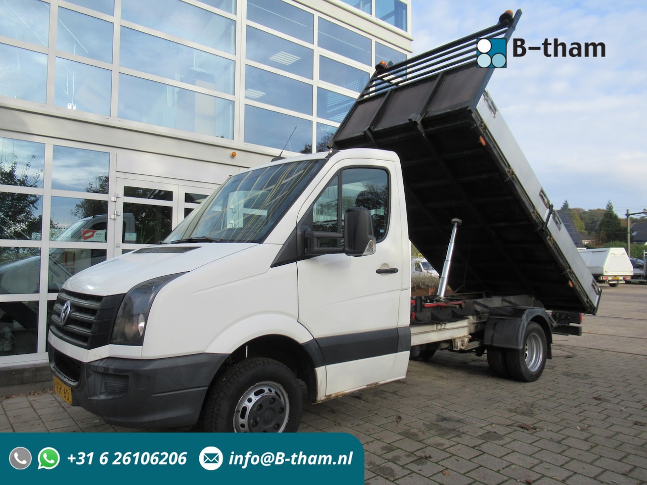 Volkswagen Crafter - 35 2.0 TDI 80KW L2 Kipper - Tipper Airco Dubbellucht - AutoWereld.nl