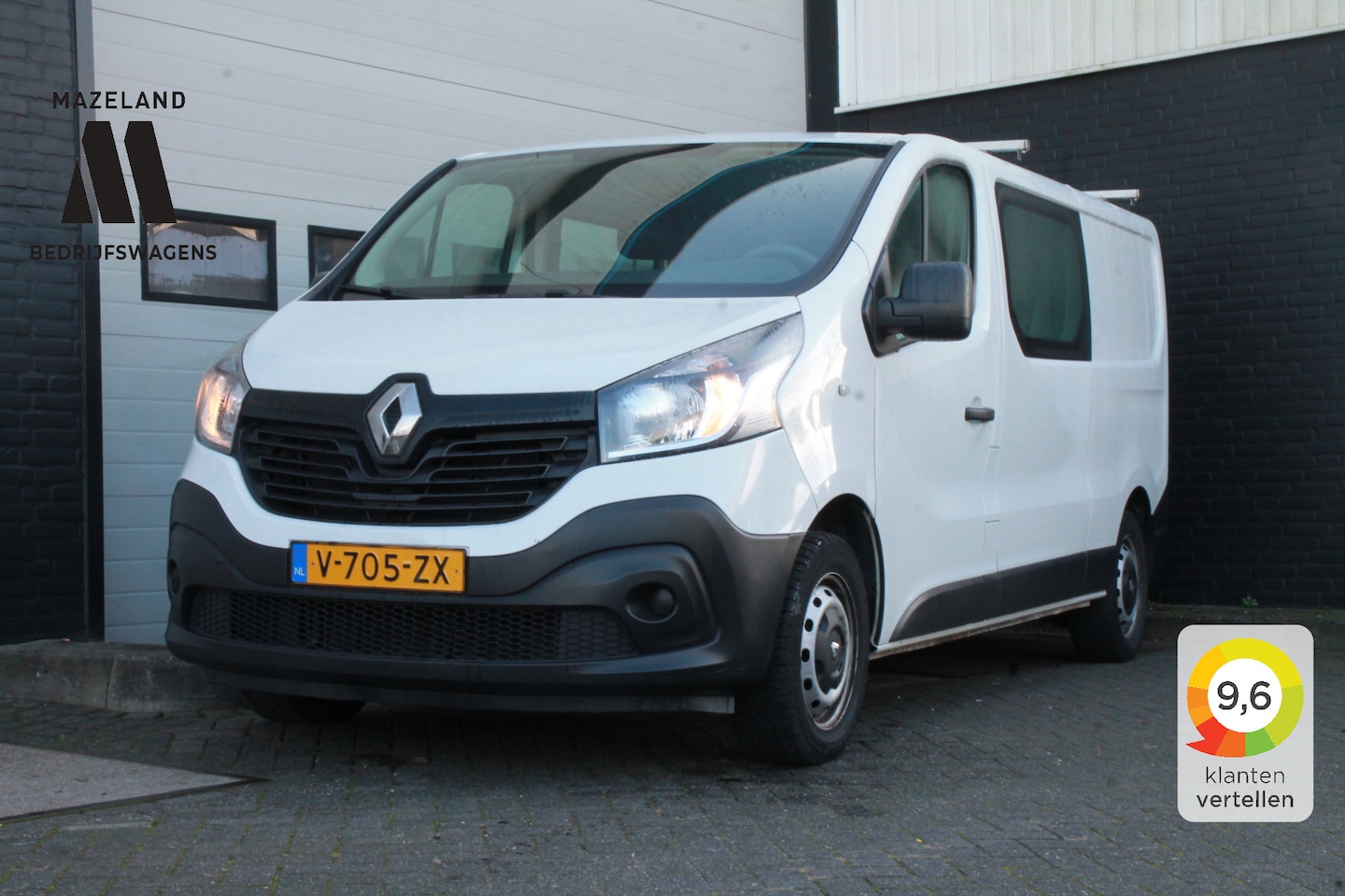 Renault Trafic - 1.6 dCi 125PK L2 Dubbele Cabine - EURO 6 - Airco - Navi - Cruise - € 14.900,- Excl. - AutoWereld.nl