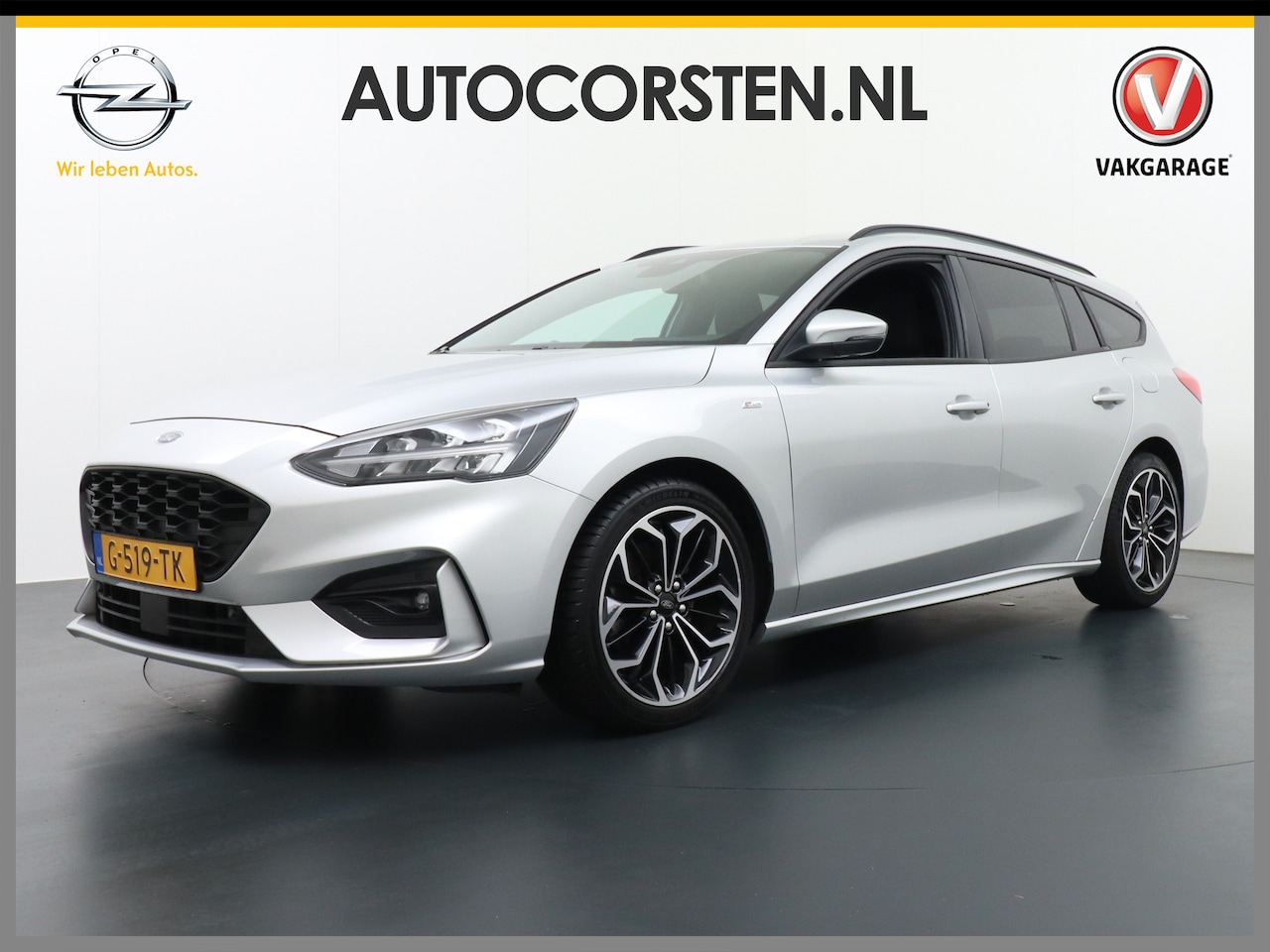 Ford Focus Wagon - T181PK EcoBoost ST-Line Apple Carplay Android Auto Navi Ecc Dab Led Pdc Lmv 18" CruiseCont - AutoWereld.nl