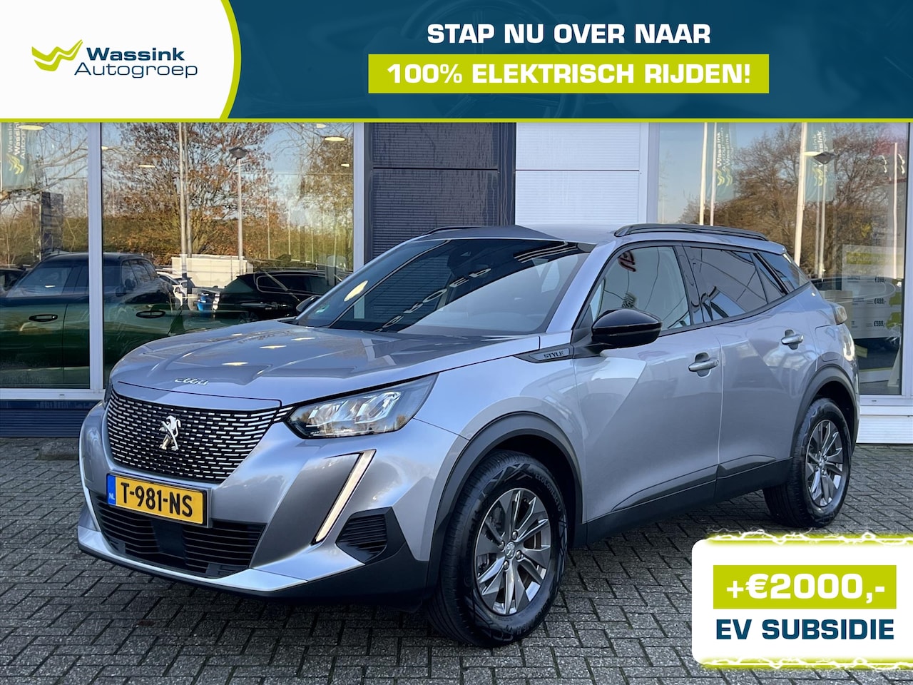 Peugeot e-2008 - EV 50kWh 136pk Style | Camera | Parkeersensoren | Apple CarPlay | Android Auto | Cruise Co - AutoWereld.nl