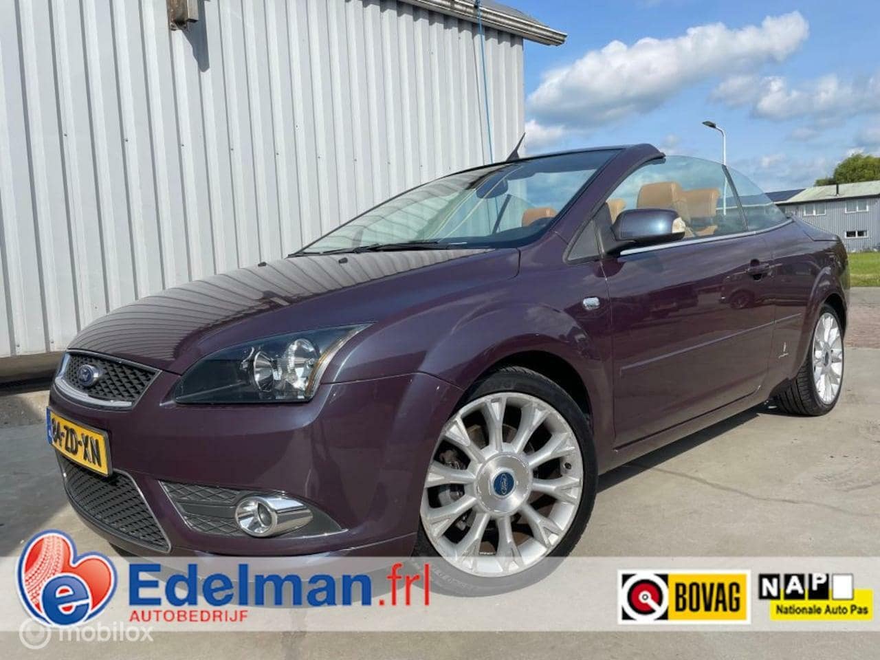 Ford Focus Coupé-Cabriolet - 2.0-16V Titanium vol leder, stoelverw, clima, parkpilot, etc, etc) - AutoWereld.nl