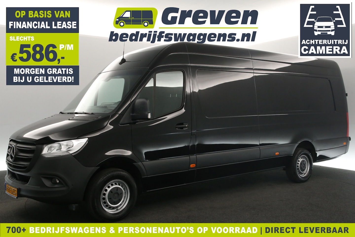 Mercedes-Benz Sprinter - 317 1.9 CDI L4H2 170PK Airco Cruise Carplay 360Camera Navi PDC 3 Persoons Elektrpakket - AutoWereld.nl