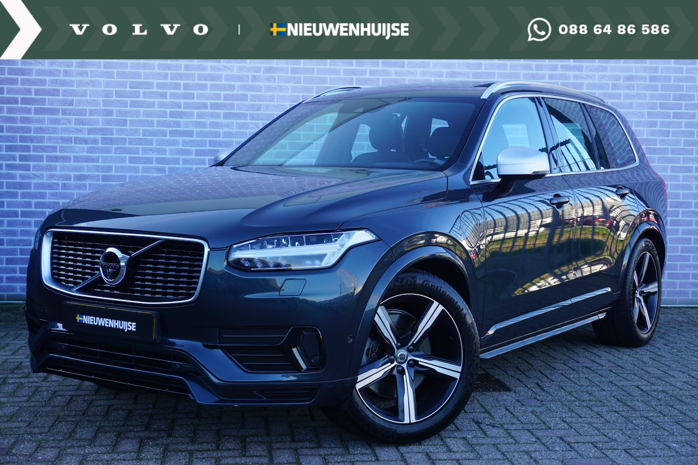 Volvo XC90 - 2.0 T8 Twin Engine AWD R-Design | trekhaak | Luchtvering |360 Camera | Head-up display | B - AutoWereld.nl