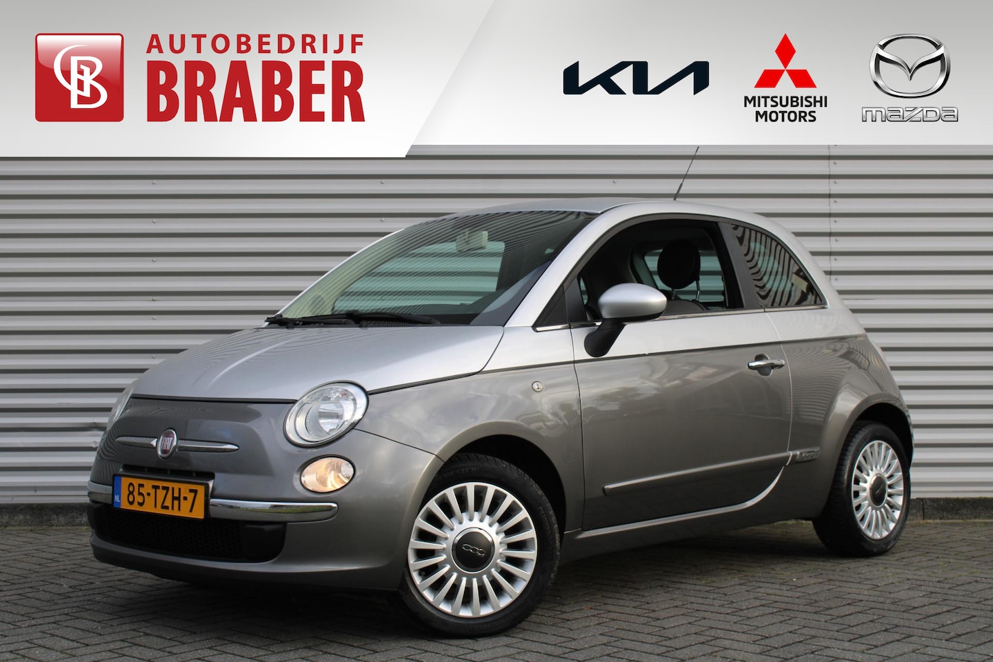 Fiat 500 - 1.2 Bicolore | Airco | 15" LM  | Nieuwe APK | - AutoWereld.nl