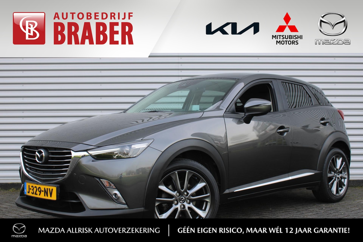 Mazda CX-3 - 2.0 SkyActiv-G 120PK GT-Luxury | Leer | Navi | 18" LM | PDC | Cruise | Airco | - AutoWereld.nl