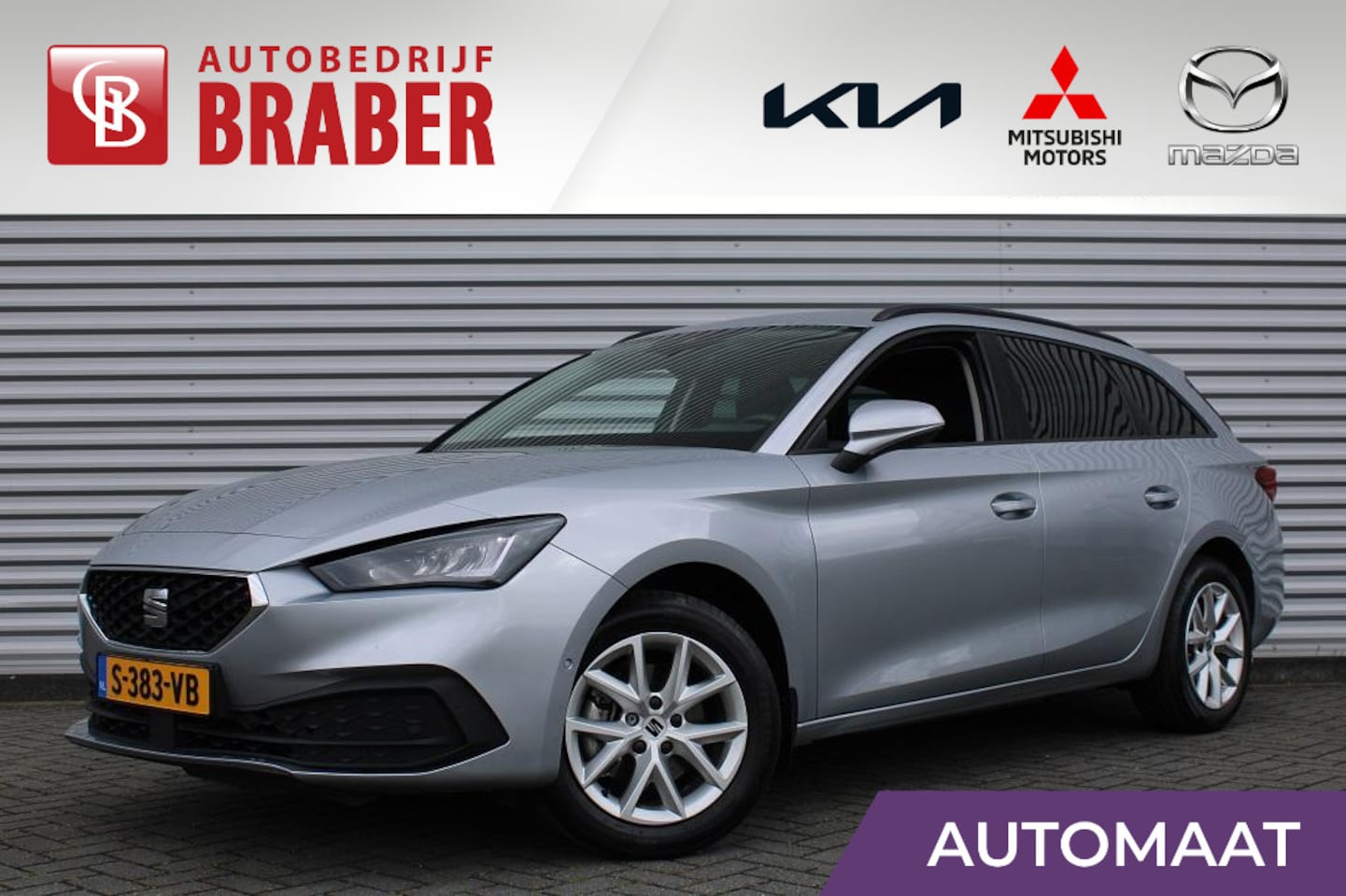 Seat Leon Sportstourer - 1.5 eTSI DSG 150pk Style Business Intense | 16" LM | Stuurverwarming | Navi | Cruise | Par - AutoWereld.nl