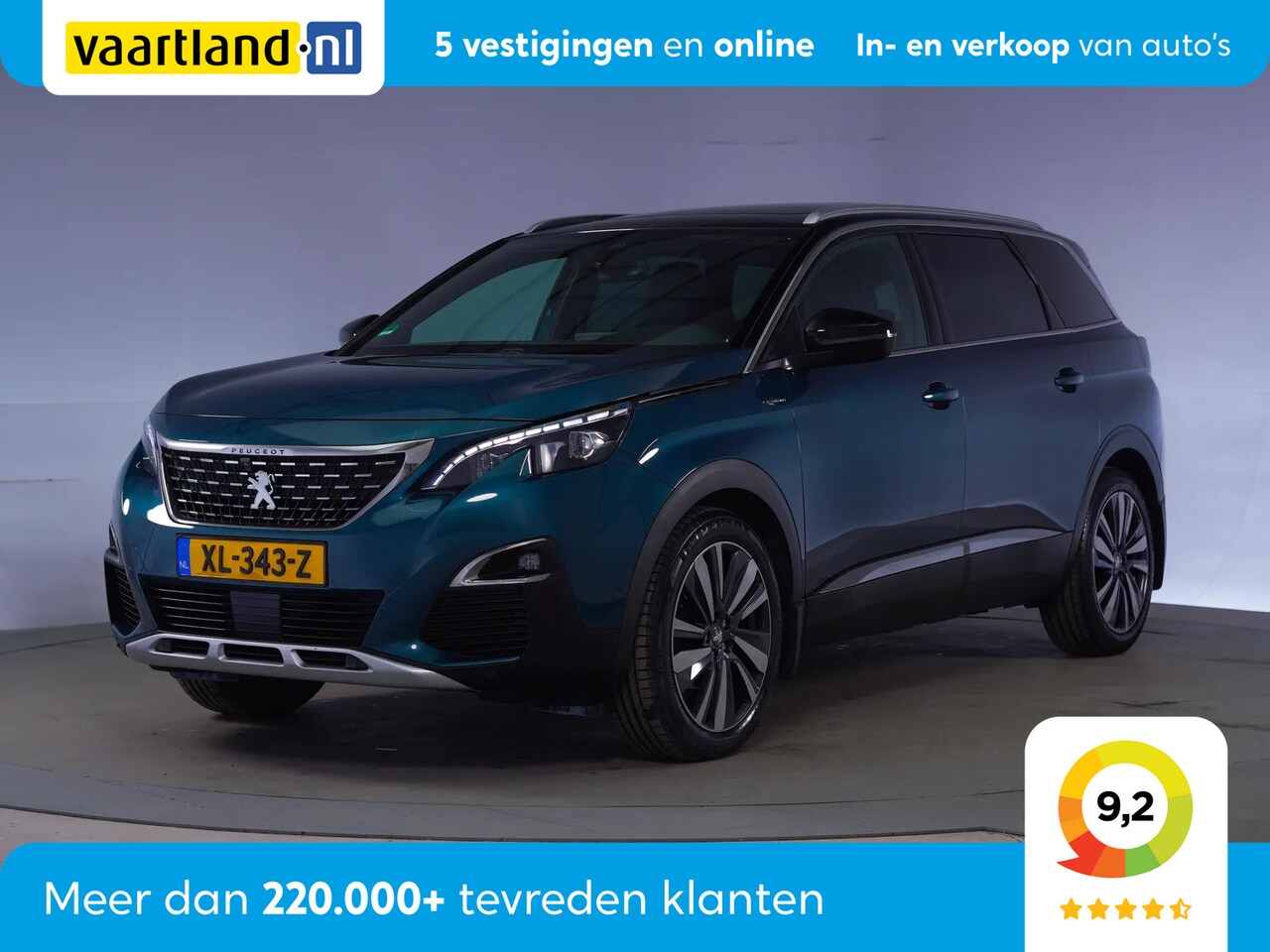 Peugeot 5008 - 1.2 PureTech GT-Line 7 pers. [ Panorama Full led Trekhaak ] - AutoWereld.nl