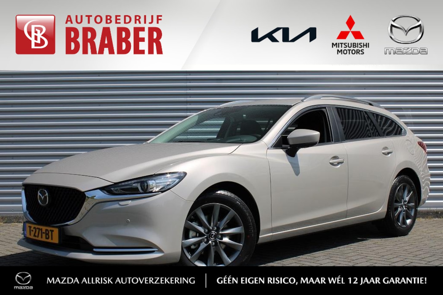 Mazda 6 Sportbreak - 2.0 SkyActiv-G 6AT 165PK Centre-Line | BTW Auto | Navi | 17" LM | Airco | Cruise | Head-up - AutoWereld.nl