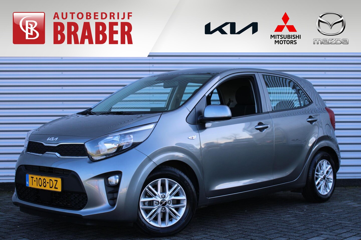 Kia Picanto - 1.0 DPi DynamicLine | Airco | Cruise | 14" LM | Apple carplay / Android auto | Camera | - AutoWereld.nl