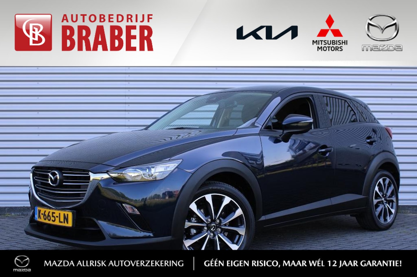 Mazda CX-3 - 2.0 SkyActiv-G 121 Sportive | 18" LM | Airco | Cruise | Navi | Camera | - AutoWereld.nl