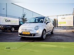 Fiat 500 - 1.4-16V Lounge Luxe uitvoering met Krachtige Motor 101PK Pano schuifdak, 6 versnellingen,