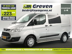 Ford Transit Custom - 270 2.0 TDCI L1H1 Airco Cruise Navi PDC 3 Persoons 2xSchuifdeur Sidebars Trekhaak