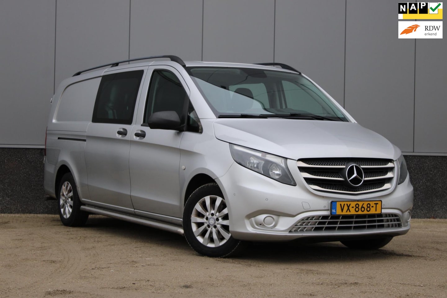 Mercedes-Benz Vito - 114 CDI Extra Lang DC Dubbele Cabine, Clima, Marge, Cruise! - AutoWereld.nl