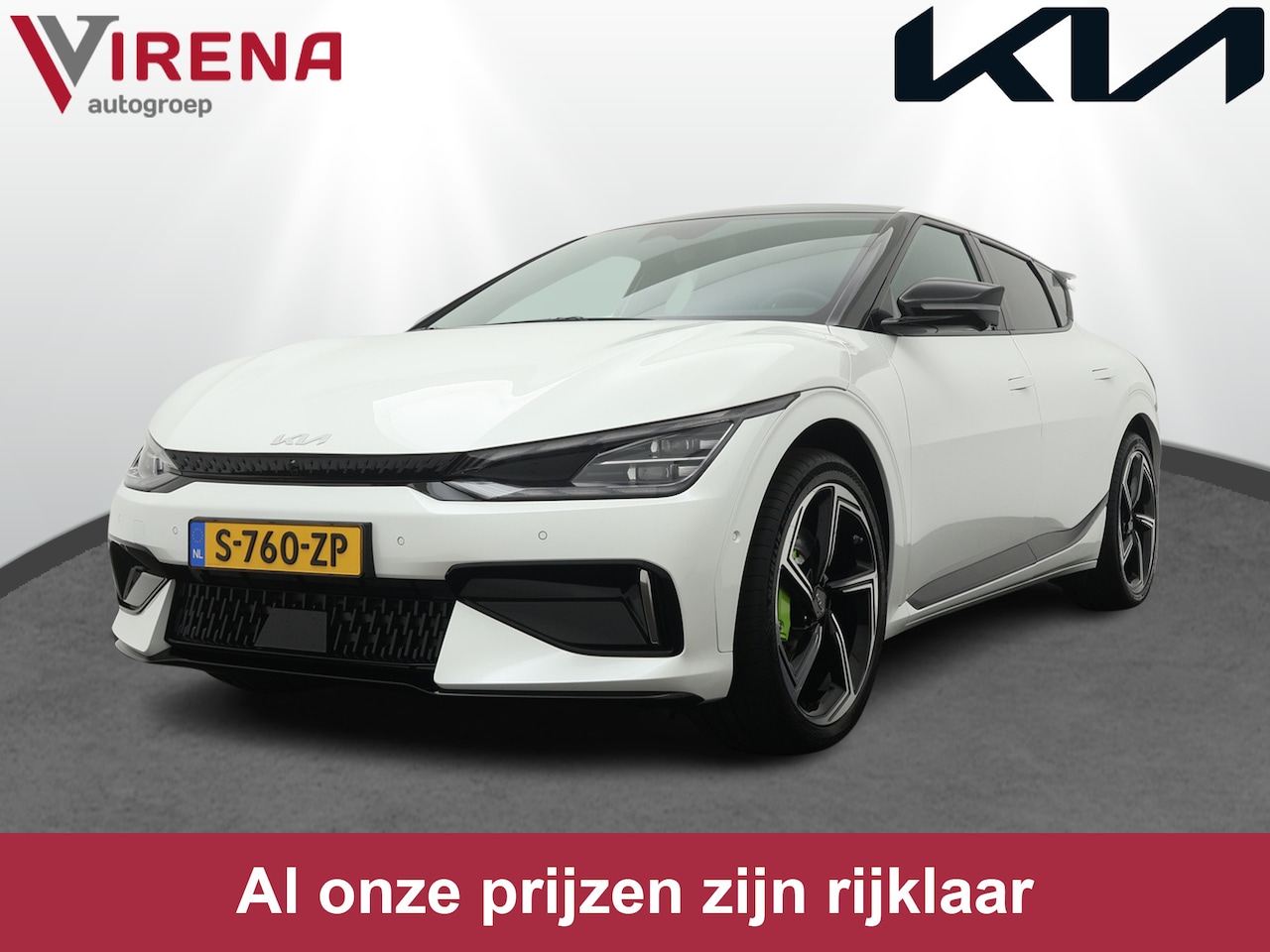 Kia EV6 - GT AWD 77.4 kWh - 585PK - Kuipstoelen - Panoramadak - Meridian Audio - Apple CarPlay/Andro - AutoWereld.nl