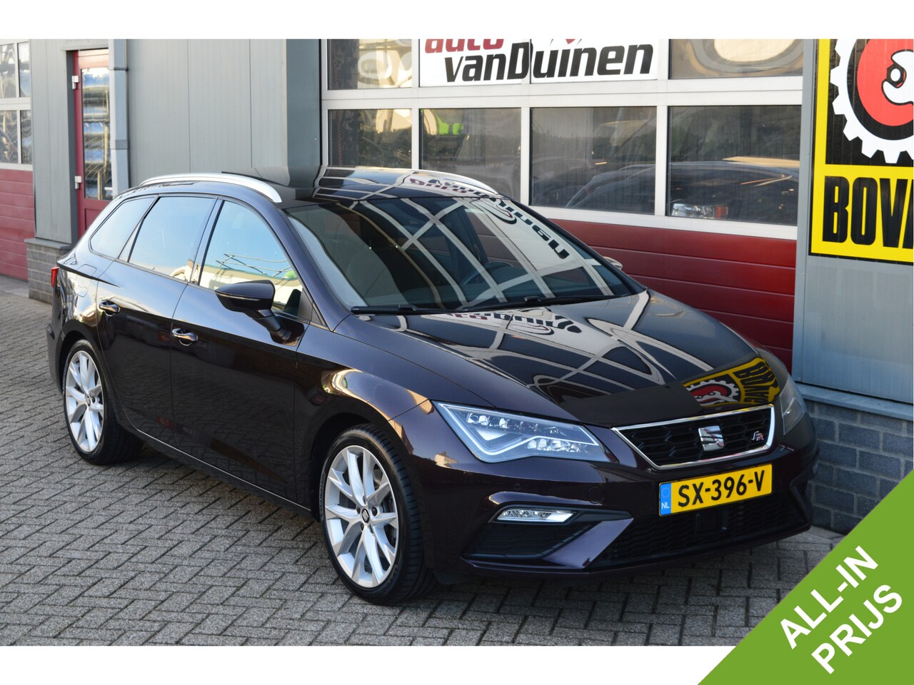 Seat Leon ST - 1.8 TSI FR O.a: Pano, Afn. Haak, PDC, Carplay, ACC, Camera, Etc. All-in prijs! - AutoWereld.nl