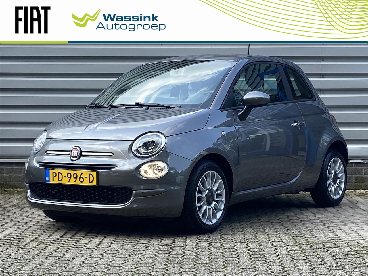 Fiat 500 - 80pk Turbo PopStar | Airco | 15'' lichtmetalen velgen | - AutoWereld.nl