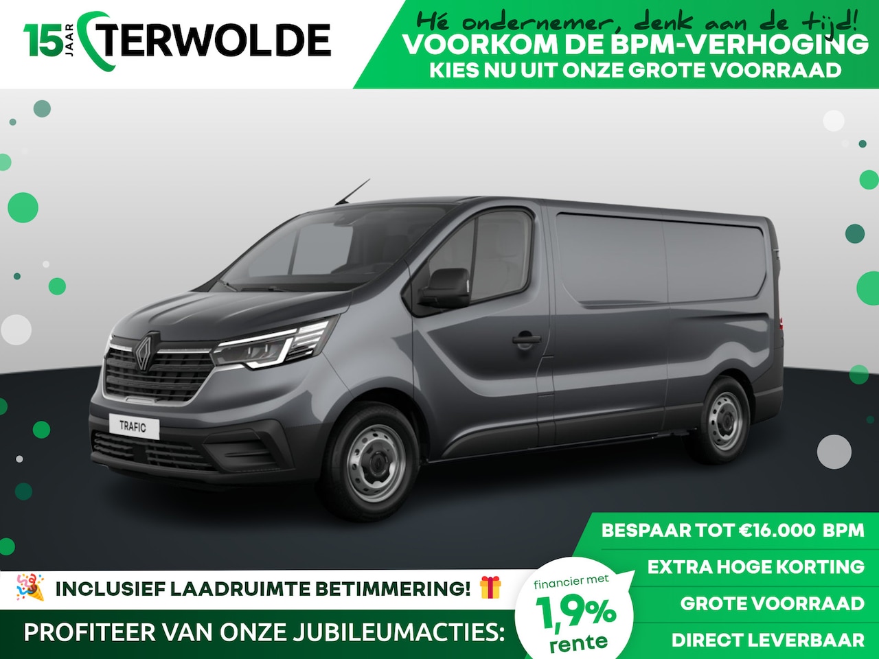 Renault Trafic - GB L2H1 T30 dCi 130 6MT Comfort | Achteruitrijcamera | Airconditioning | C-shape LED dagri - AutoWereld.nl