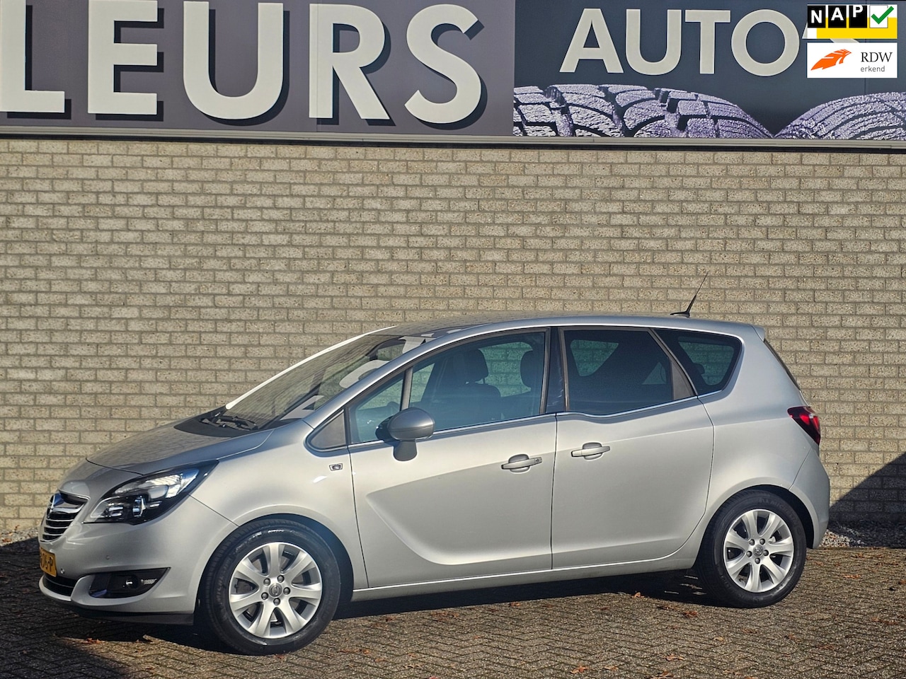 Opel Meriva - 1.4 Turbo Cosmo Navi/Leer/Pdc/Trekhaak - AutoWereld.nl