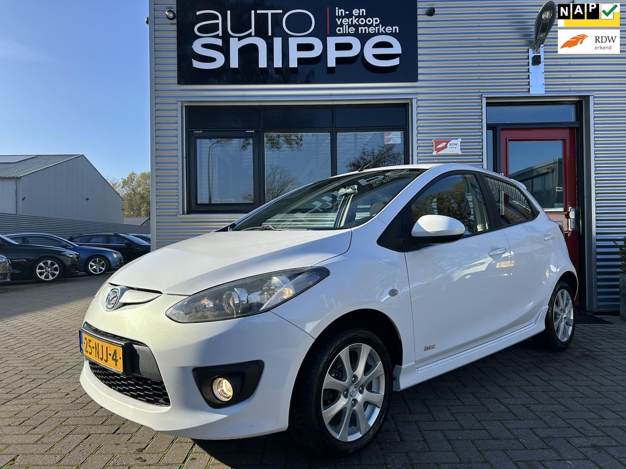 Mazda 2 - 1.3 GT-M Line -5DRS.-AIRCO-LICHTMETALEN VELGEN-RADIO/CD/AUX-ELEK. RAMEN V+A-ORIGINEEL NEDE - AutoWereld.nl