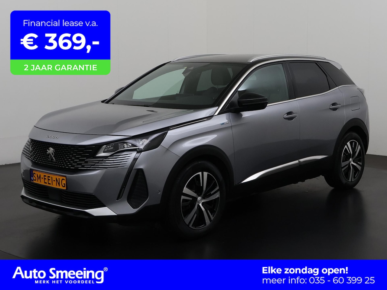 Peugeot 3008 - 1.6 HYbrid 225 GT | Leder/alcantara | Camera | Adaptive cruise | Zondag open! - AutoWereld.nl