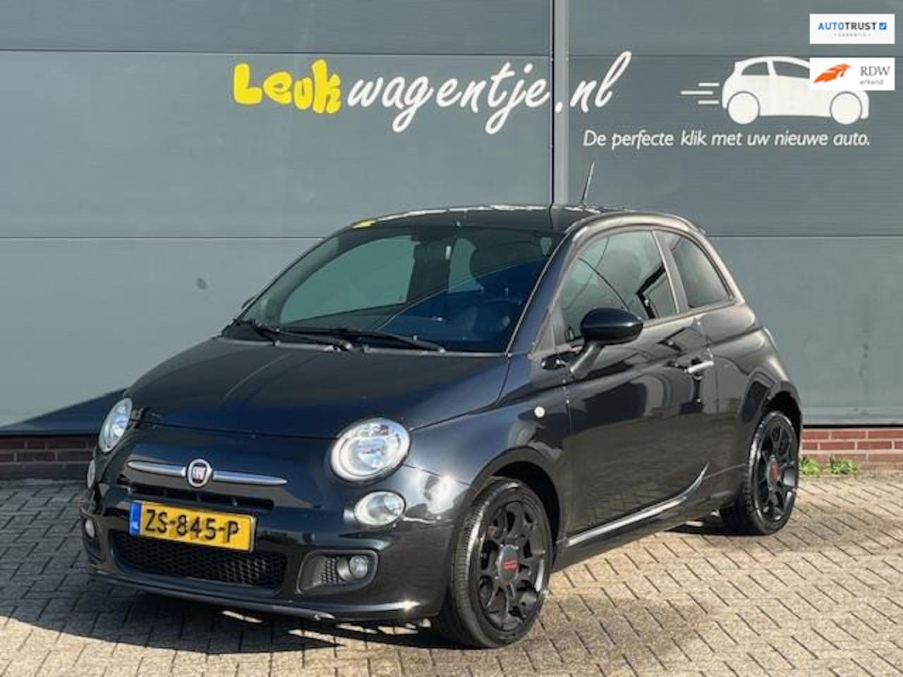 Fiat 500 - 1.2 500S * zwarte velgen * - AutoWereld.nl