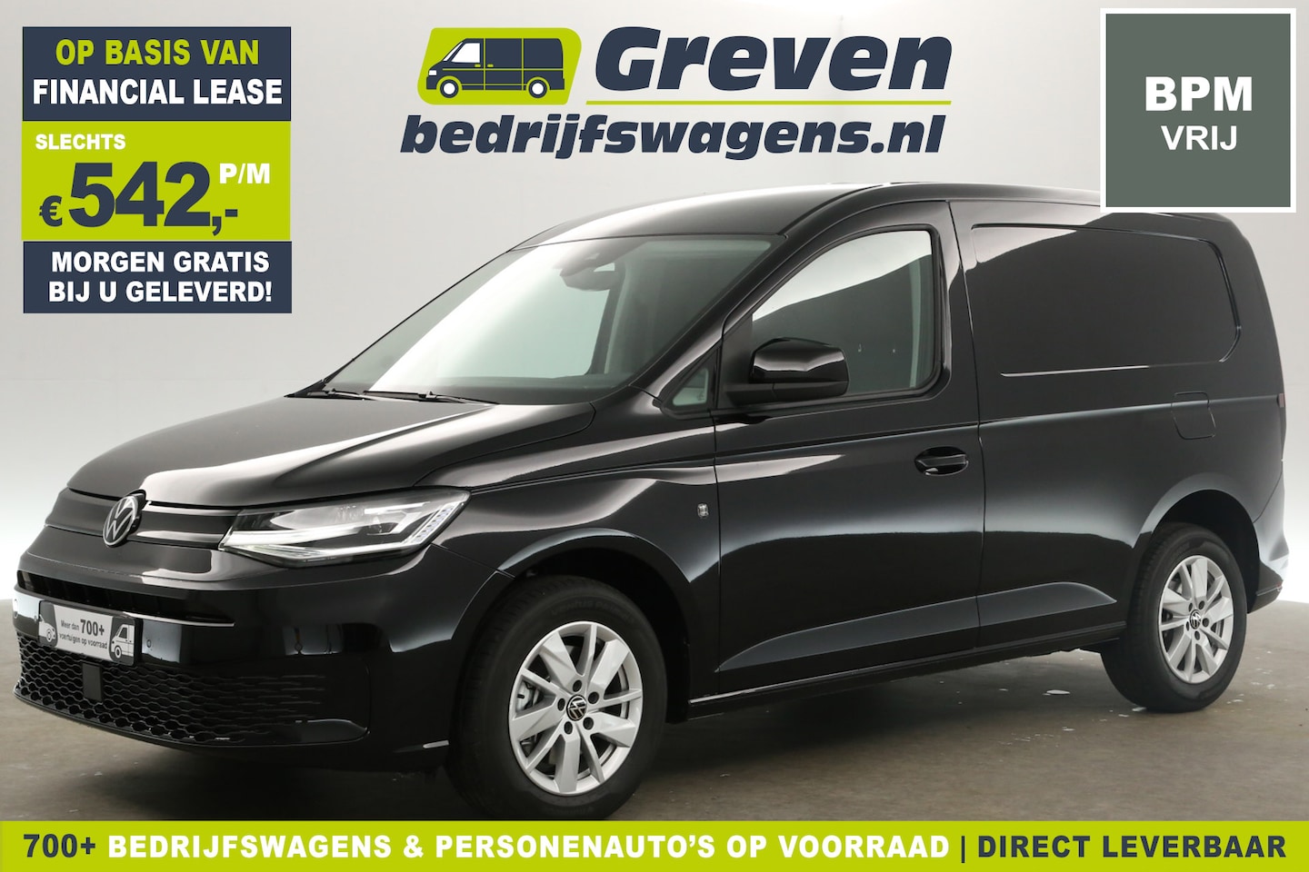 Volkswagen Caddy - 2.0 TDI Style 122PK L1H1 | BPM Vrij | Automaat Clima Camera Carplay Cruise Virtual LED Nav - AutoWereld.nl